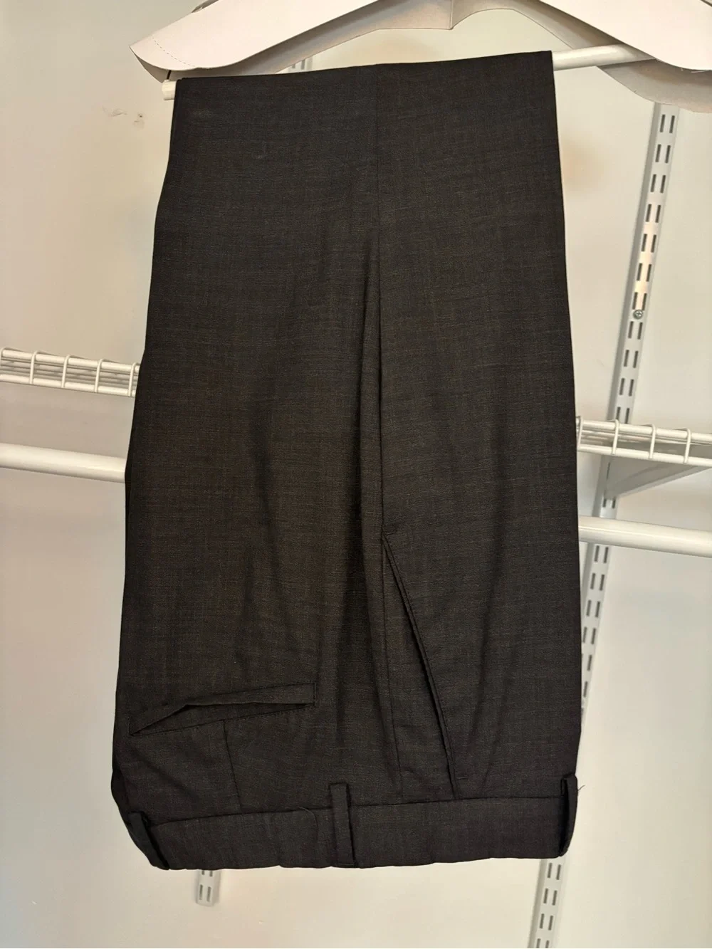 Banana Republic Men's Charcoal Gray Woolen Suit